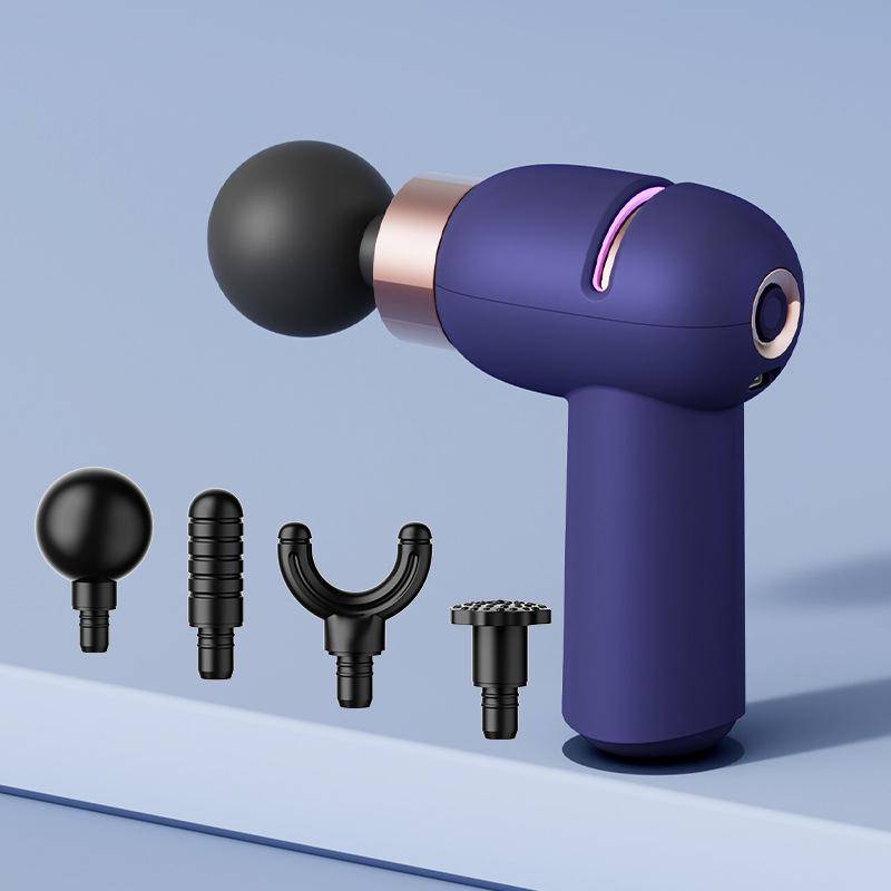 Mini Fascia-pistol Muskelavslappnande Massager Muskelslemhinna Nackgrepp Professionell Fitness Elektrisk Vibrationsmassagepistol Chinese