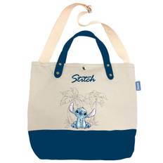 STITCH - Ohana & Blue - Big Canvas Bag - 37x26x11cm