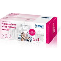Bwt Magnesium Mineralizer Filter mit patentierter Technologie Packung 5 + 1, Kunststoff, weiß, 30 x 11.5 x 11 cm