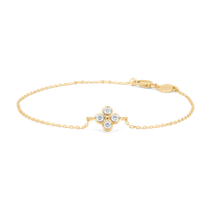 Sophia's Bloom armlænke, small, 14 kt. rødguld