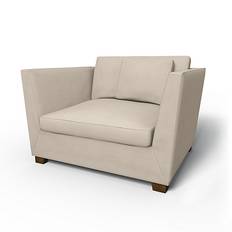 IKEA - Stockholm Armchair Cover, Parchment, Linen - Bemz