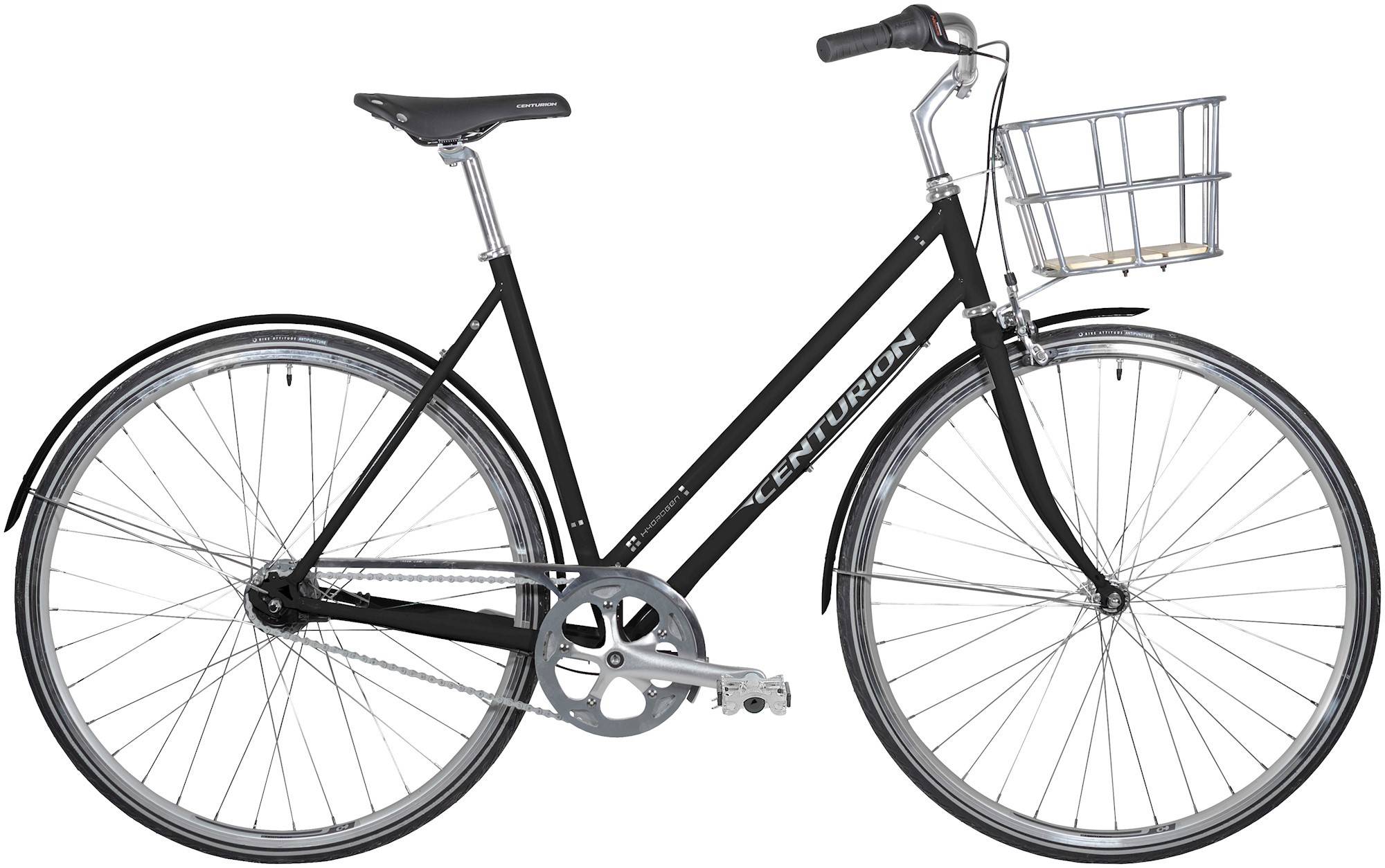 Centurion Hydrogen Dame Fodbr. Blank Inkl. Kurv - 53 Cm - Citybike - Sort.