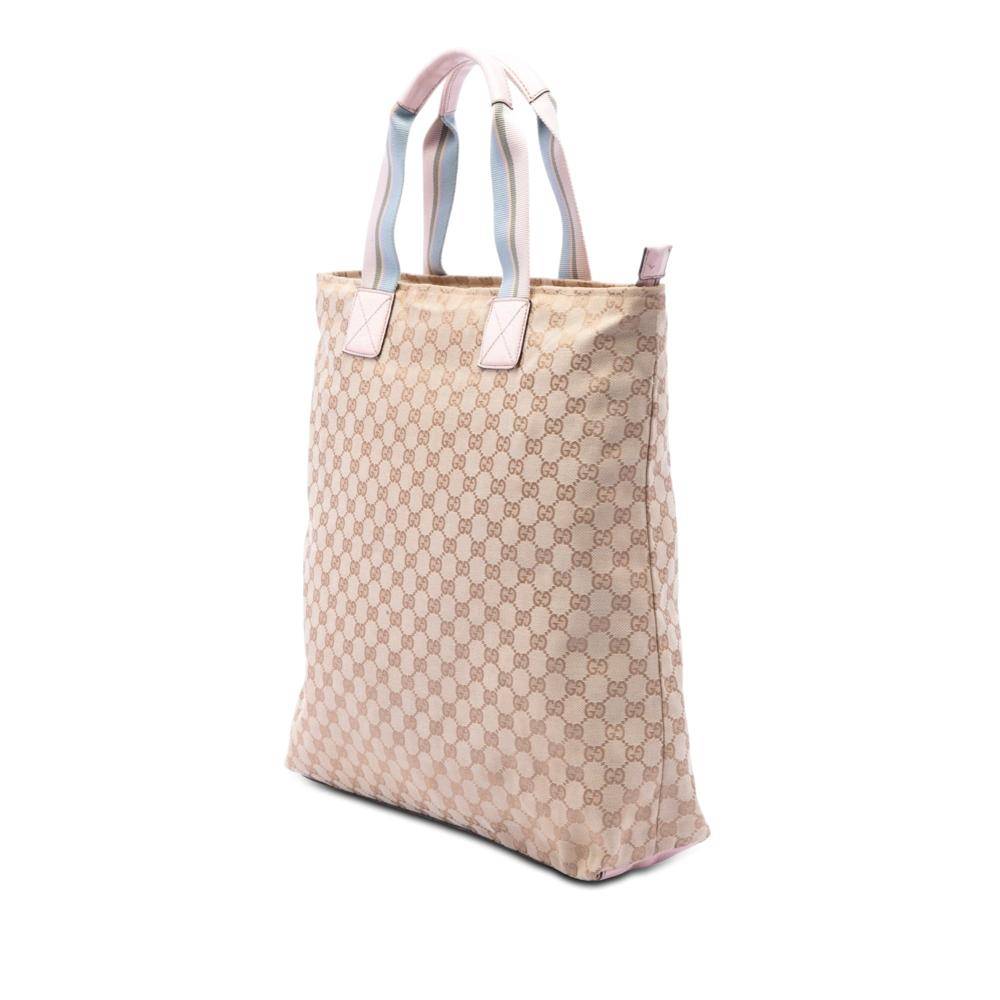 Gucci Vintage Tote Stl. - Totebags Från Magasin - Beige (L 43cm x W 41cm x D 9.50cm)