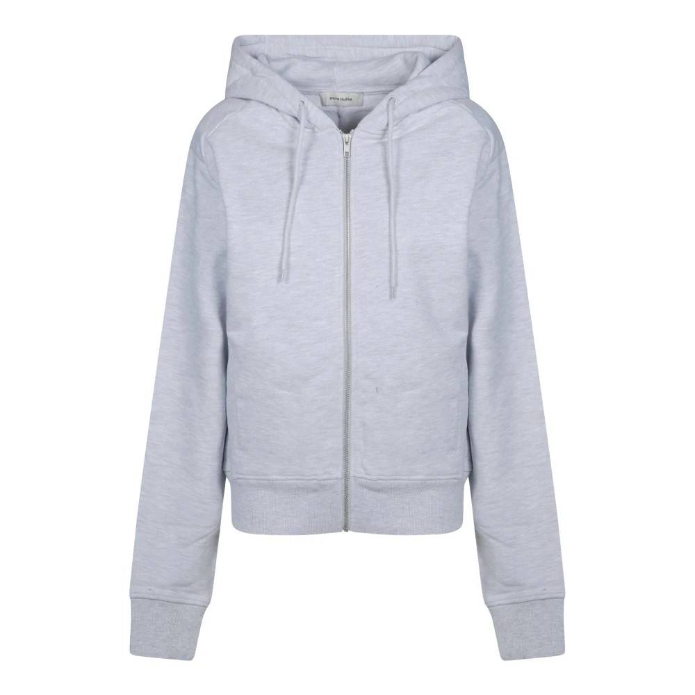 ENTIRE STUDIOS Slim Zip Up - Sweatshirts - Dame - Grå - S - Bomuld