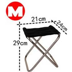 Utomhus ultralätt vikt vikbar fiske stol picknick camping aluminiumlegering picknick fiske stol utemöbler - silver--m