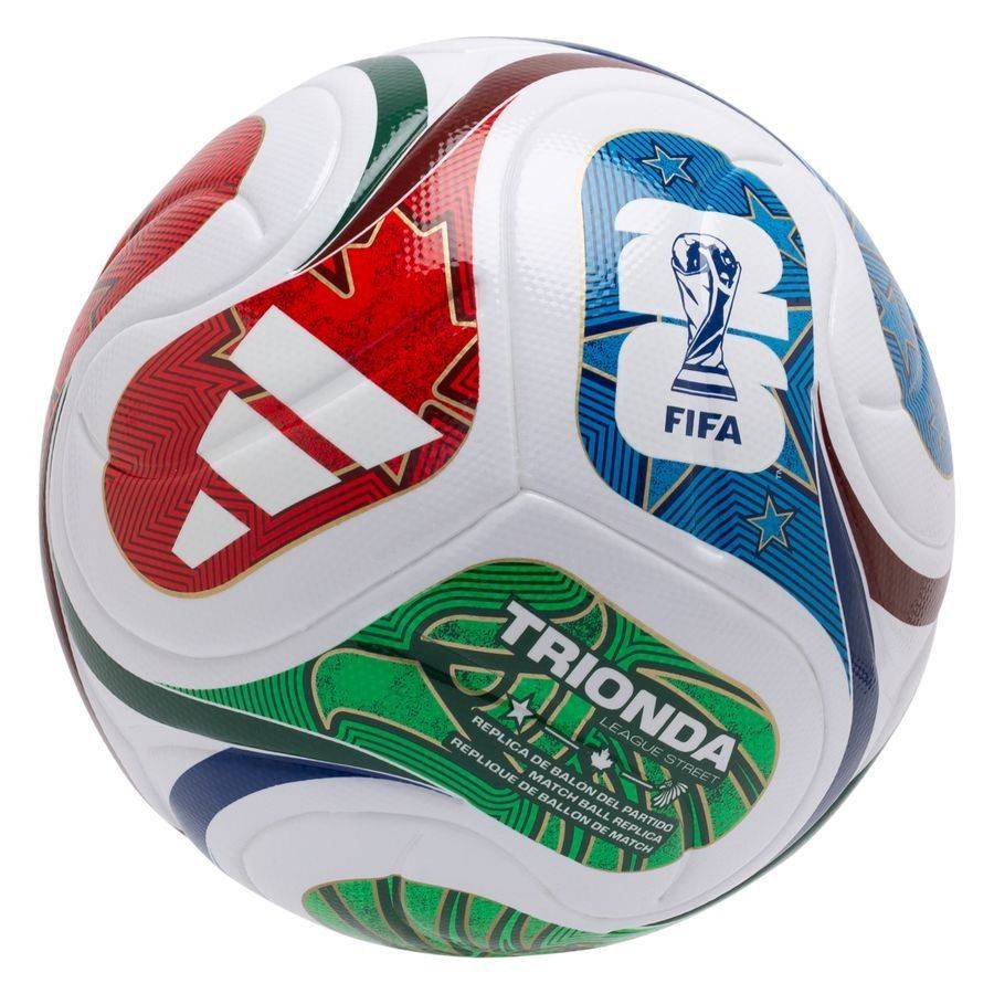 adidas Fotboll Trionda League Street VM 2026 - Vit/Royal Blå/Röd - ['Vit'] (Ball SZ. Futsal)