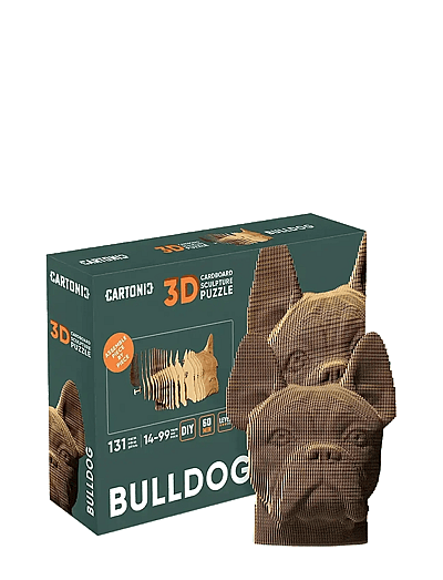 Cartonic Cartonic 3D Pussel BULLDOG - Spel & pussel - BROWN / brown