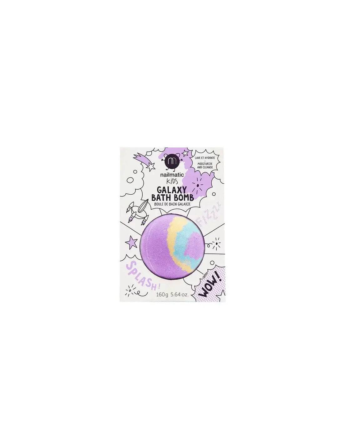 Galaxy Bath Bomb Purple Yellow Blue