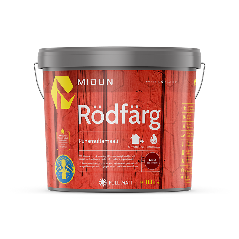 Slamfärg Röd Midun