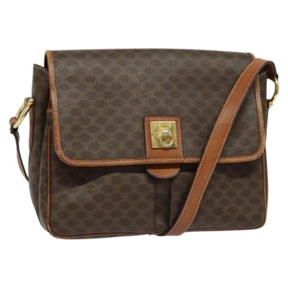 Celine Vintage Pre-owned Laeder celine-tasker - Vintage - Dame - Brun - ONE SIZE - Uld