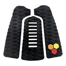 Surfbräda dragplatta – 3 stycken surfboard-däck-handtag, skimboard-däck-dragkraftskuddar | Halkfri, tillklippbar surfbräda, självhäftande professionell svansplatta för shortboards, lång
