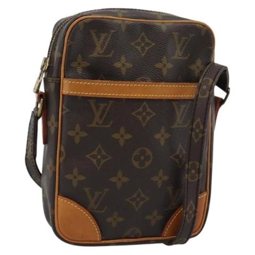 Louis Vuitton Vintage Pre-owned Danube Skuldertaske - Vintage - Dame - Brun - ONE SIZE - Uld