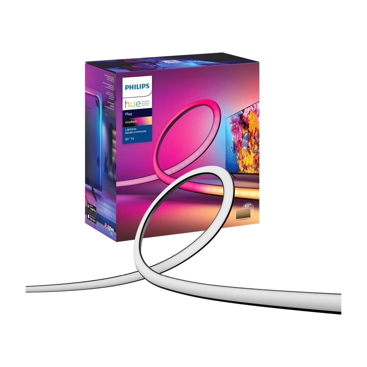 Philips Hue Play Gradient ljusremsa 65" tv