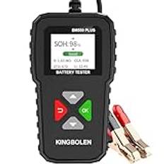 KINGBOLEN BM550 PLUS AUTO batteritestare 6V 12V 24V LED-display, 100-2000 CCA 2-200Ah testare för bilalternator digital batterianalysator för bil/lastbil/motorcykel/ATV/SUV/båt/yacht