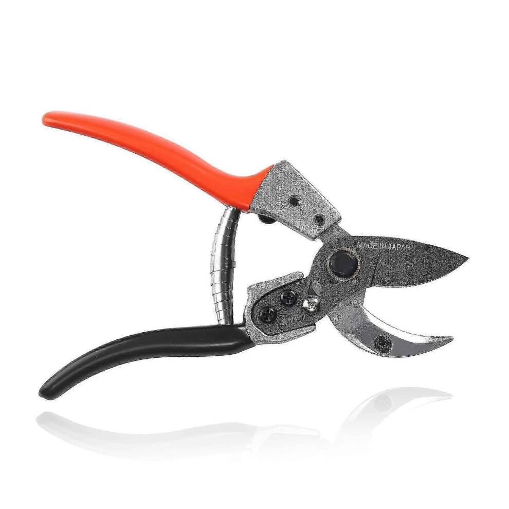 8-Inch Japanese Garden Pruning Shears with SK5 Steel Blade and Ergonomic Handles for Heavy-Duty Use