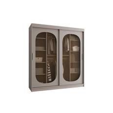 Allegra Garderob 180x200 cm - Beige & garderobssystem
