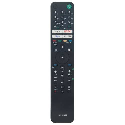 ALLIMITY RMF TX520E Ersätt Röst Fjärrkontroll som passar för Sony 4K 8K Ultra Bravia TV KD-75X82J XR-50X90J XR-55X90J KD-43X89J KD-50X89J KD-55X89J XR-65X90J XR-75X90J KD-65X89J KD-75X89J
