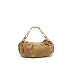 MIU MIU Corduroy Hobo Bag - Beige