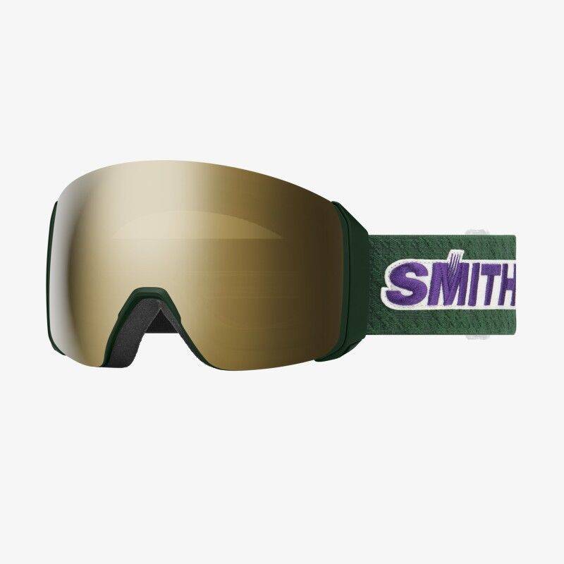 Smith 4D Mag XL ChromaPop Cat 3 - Skidglasögon Primal Green Retro Classic Chromapop Sun Black Gold Mirror Cat 3 + Chromapop Storm Blue Sensor Mirror Cat 1