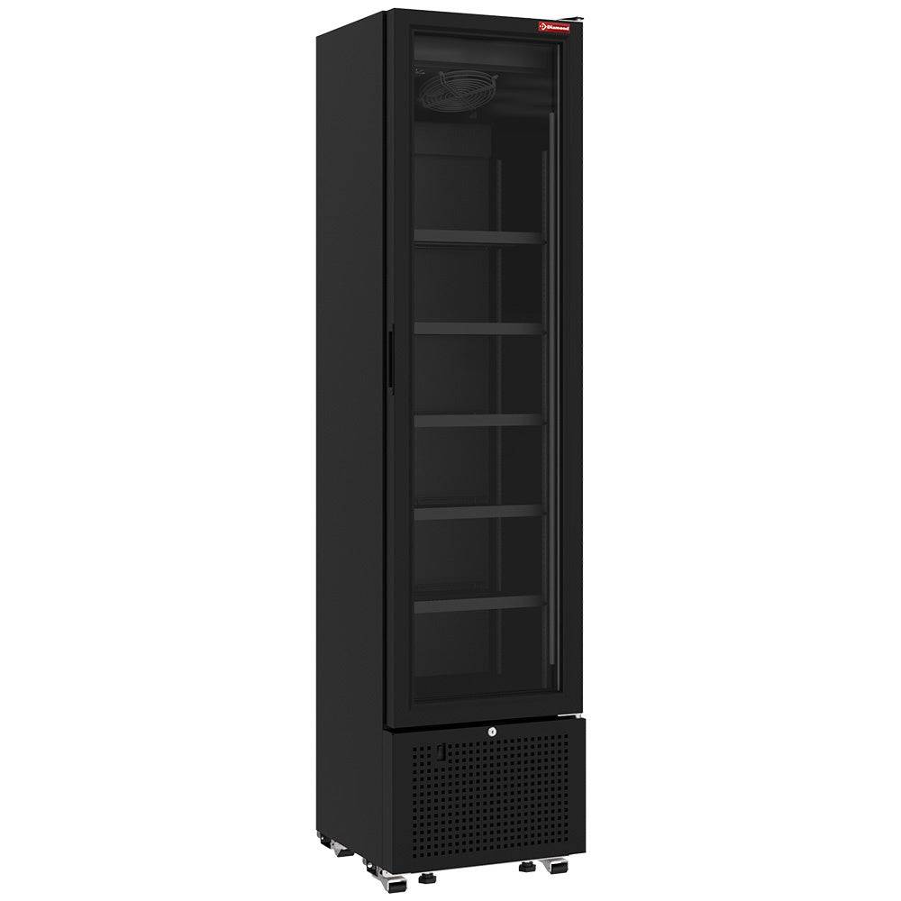 Positiv kyldisplay 221 liter SVART