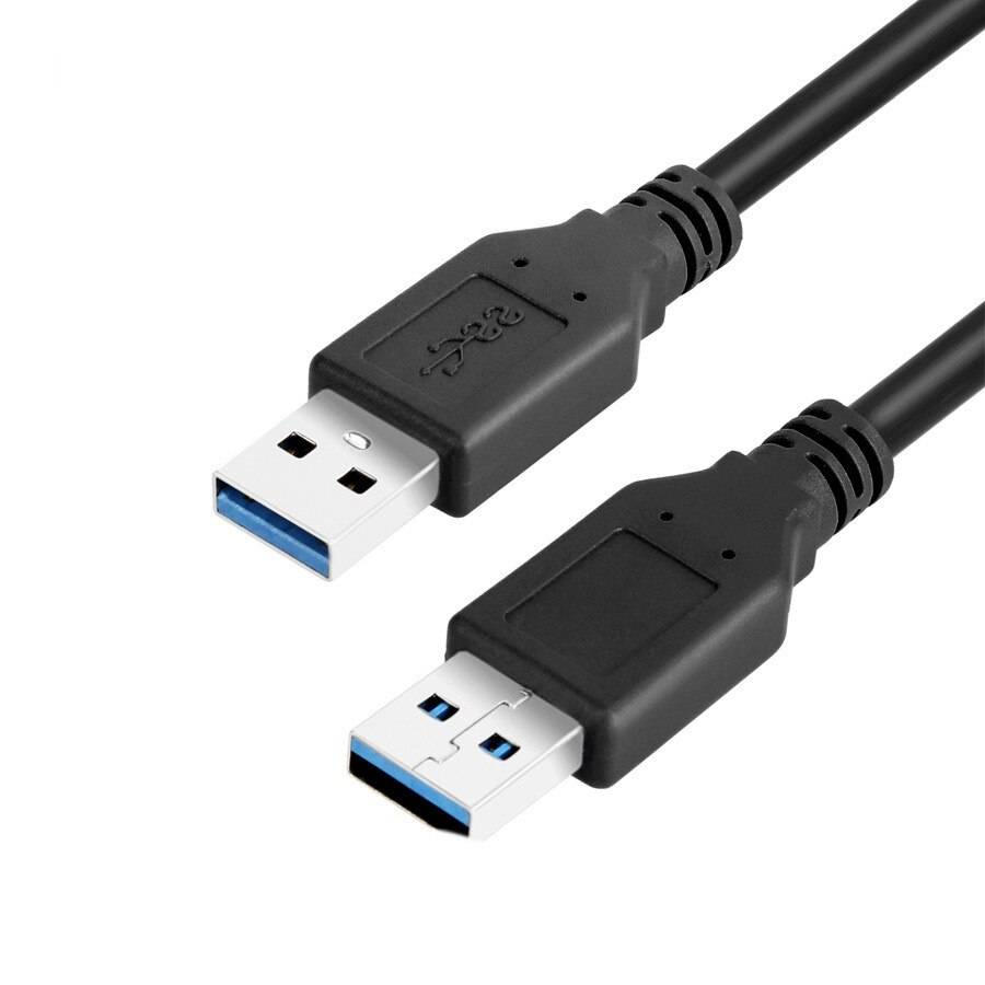 USB 3.0 Hane till Hane Kabel - 1m / Blå