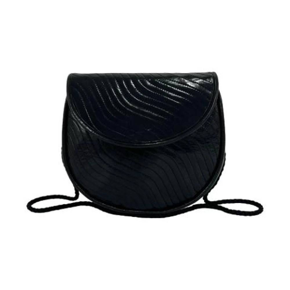 Yves Saint Laurent Vintage Pre-owned Vintage Pochette Skuldertaske - Vintage - Dame - Sort - ONE SIZE - Uld