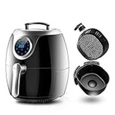 Air Fryer, 8 L Hot Air Fryer Tillbehör Justerbar Temperaturkontroll Timer Hälsosam låg fetthalt Matlagning Luftcirkulationsteknik Bekväm jubileum Effektivitet Beauty Comes