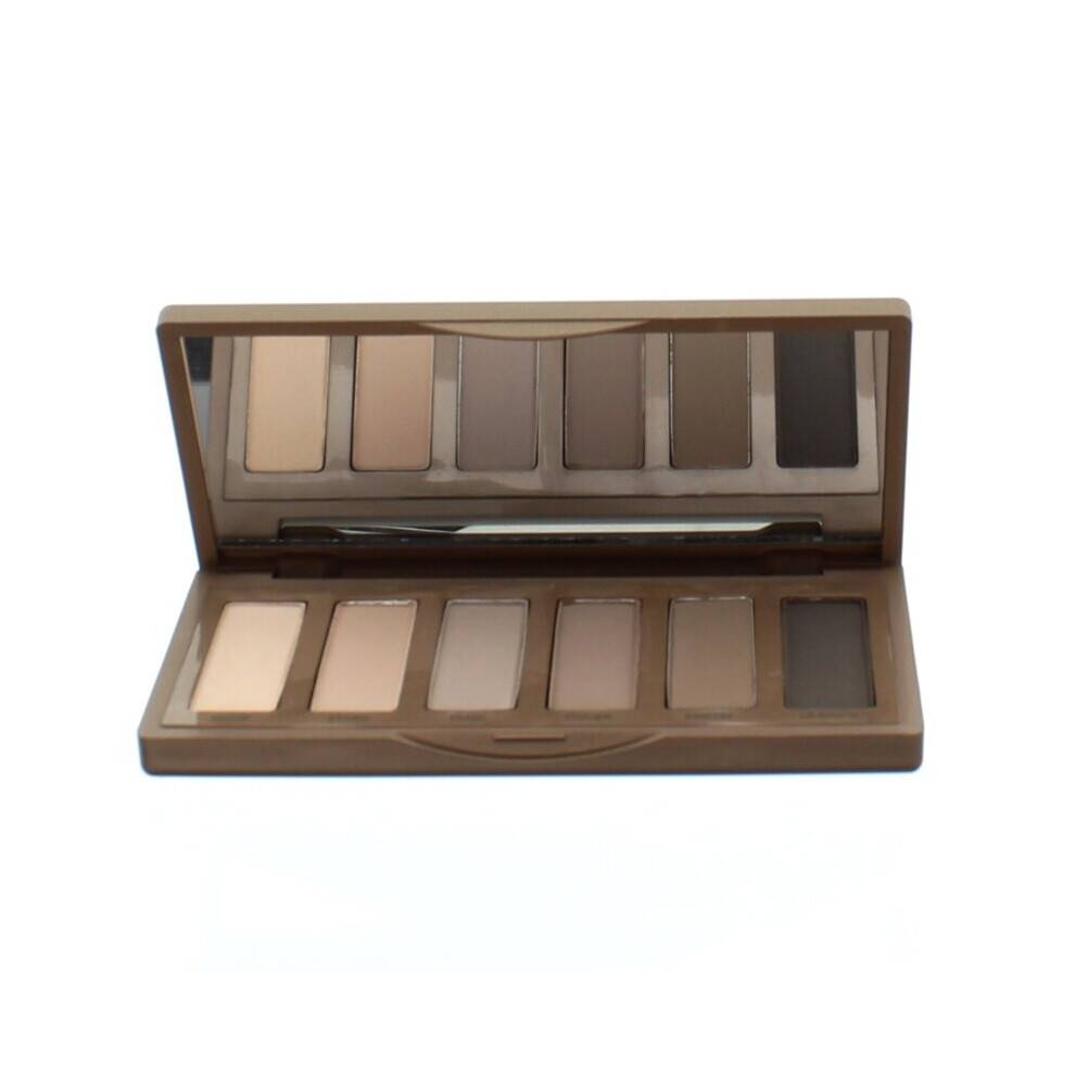 Urban Decay Naked 2 Basics Øjenskyggepalette - 6 matte taupe-neutrale nuancer i en bærbar kompakt med spejl