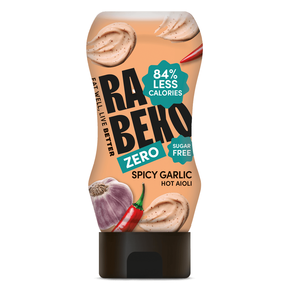 Rabeko Zero Spicy Garlic Hot Aioli - 350ml.