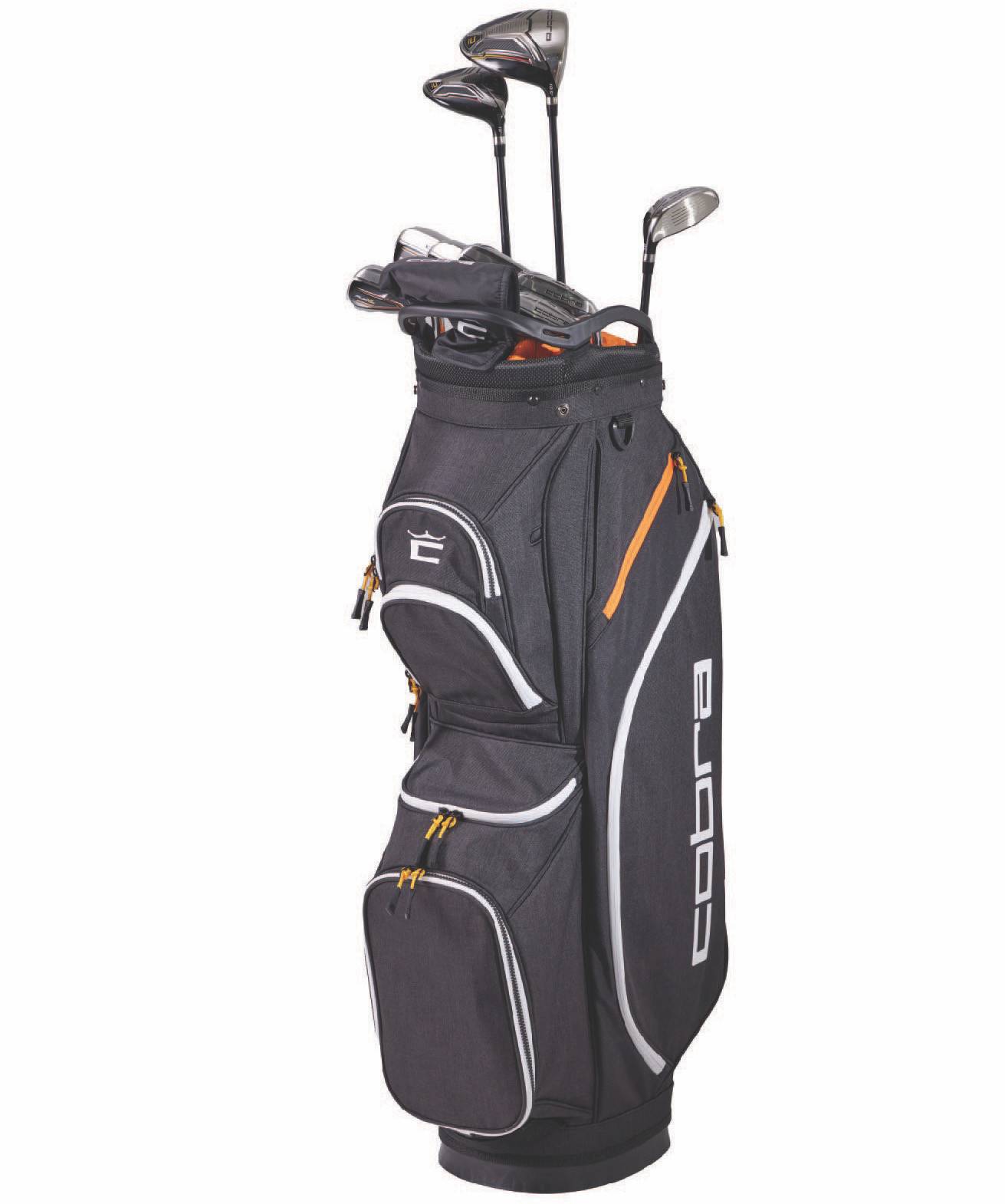 Cobra Fly XL grafit helset inkl vagnbag HERR HÖGER *kampanj*