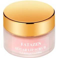 FATAZEN Private Label Wholesale Natural Vegan Sugar Jojoba Oil Strawberry Lip Scrub Vendor Custom Lip Scrub