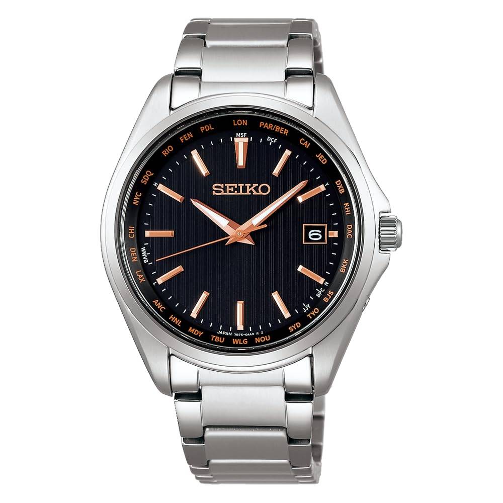 Seiko Selection Titanium Solar Watch with World Time Function SBTM293 [Seiko Watch] Radio-Controlled
