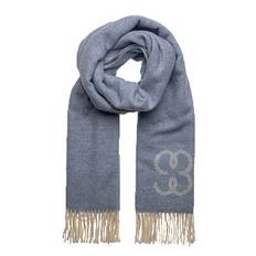 Filippa K Monogram Scarf - Accessoarer - DUSTY BLUE / blue