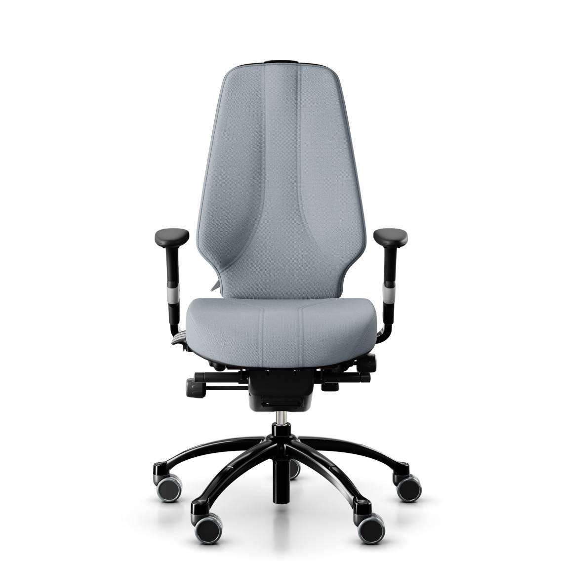 Kontorsstol RH Logic 400 Elite 24/7, Tyg Light Grey (Select SC60139), Nackstöd Nej, Armstöd Ja, Fotkryss Svart