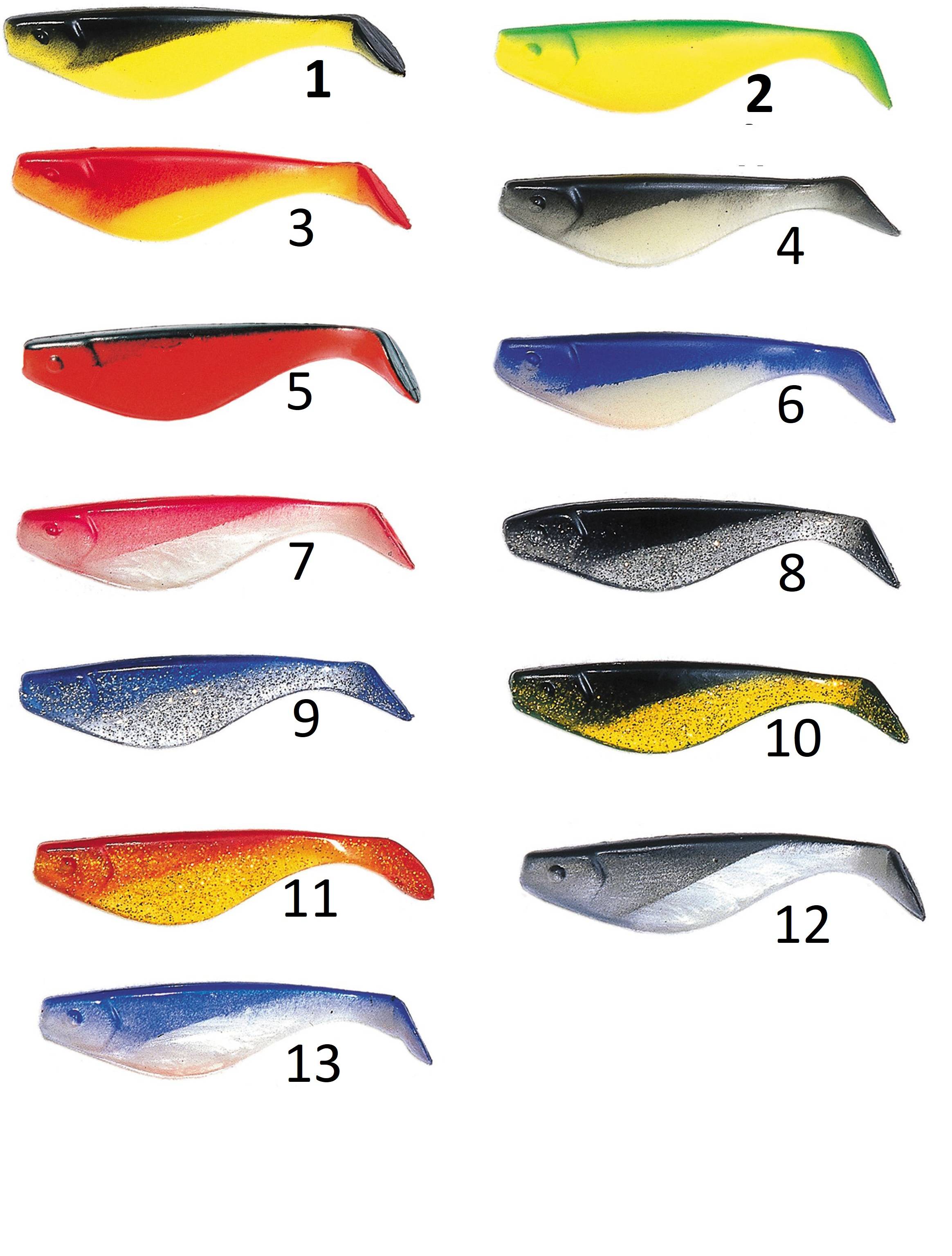 Shad Classic 5cm 10-pack 19:-!!!