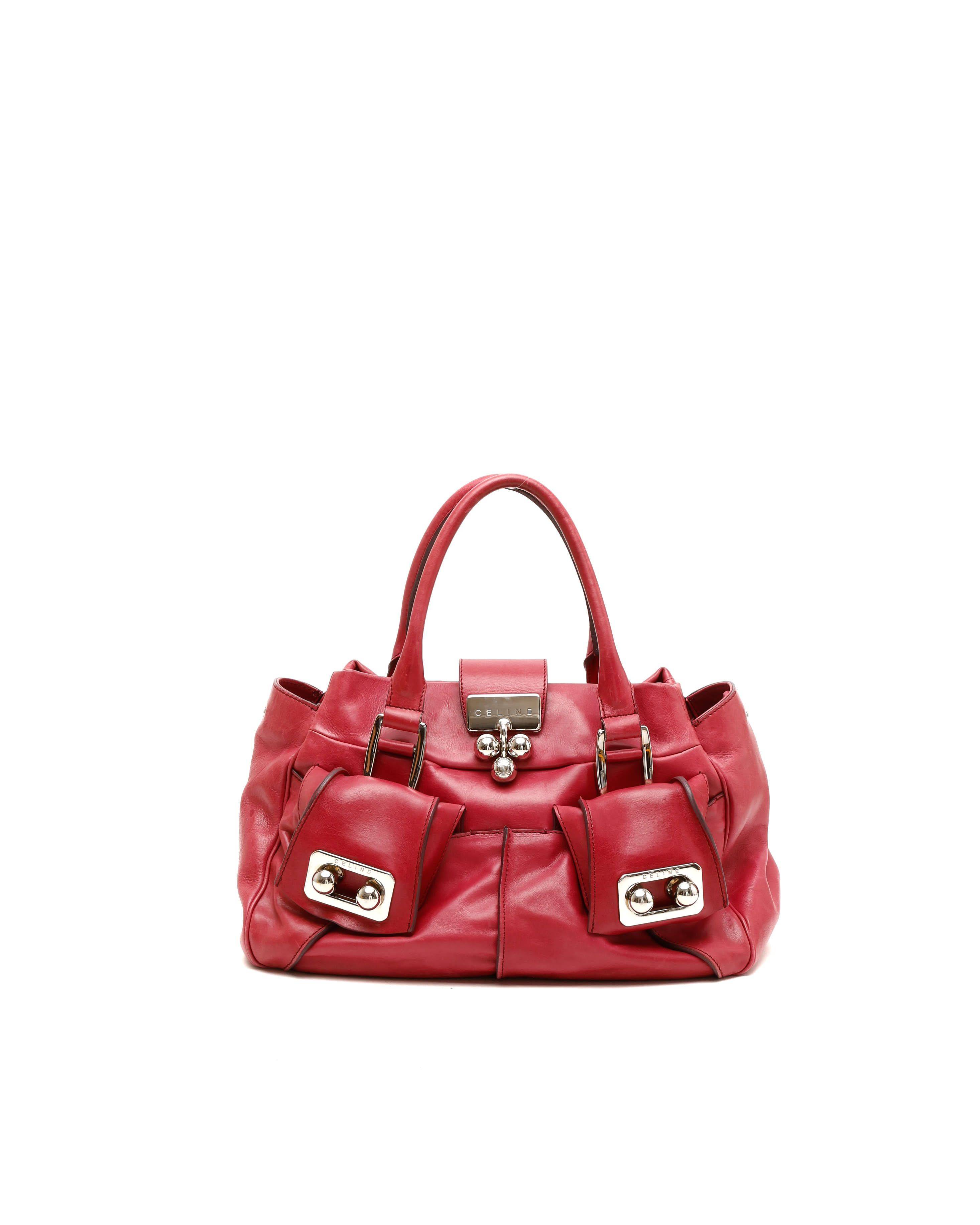 Céline Ball Lock Handle Bag - Pink (One Size)