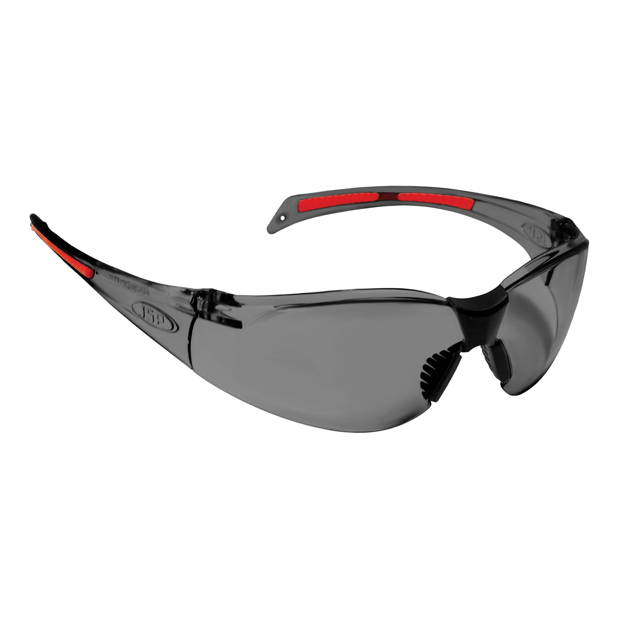 JSP Stealth™ 8000 Sikkerhedsbriller - Ridsefast - Sort / Rød
