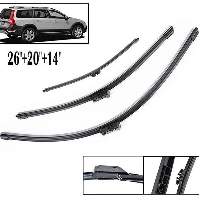 För Volvo XC70 2007-2016 26 + 20 + 14 Biltorkarblad Torkarblad