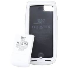 Beam Mobile Healthcare Case Backcover Apple iPhone SE (3. Generation), iPhone SE (2. Generation) Vit inbyggt batteri, Stöttålig GM-394