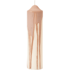 Ferm Living Dryp Bloklys 20 Cm - Lys Stearin Beige - 1104271897
