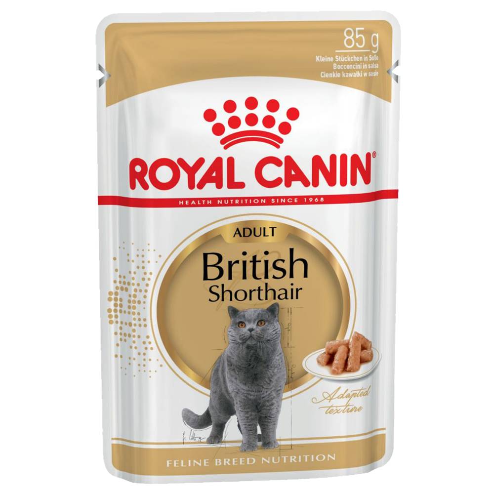 48x85g British Shorthair Royal Canin Breed Kattemad Vådfoder