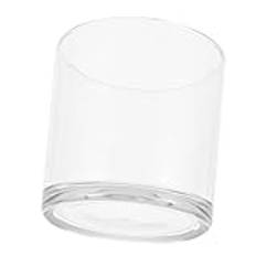 HAPINARY Stationär Akvarium Centerpieces Vas Rund Fiskskål Drinkskål Bubbel Skål Vas Fisk Skål Vas Bubbelplanteringsvas Sköldpadda Tank Akvarietank Kontorsmaterial Multifunktion Glas