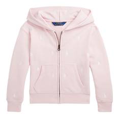 Polo Ralph Lauren Cardigan - Rosa/Hvid m, Logoer - Polo Ralph Lauren - 2 år (92) - Cardigan