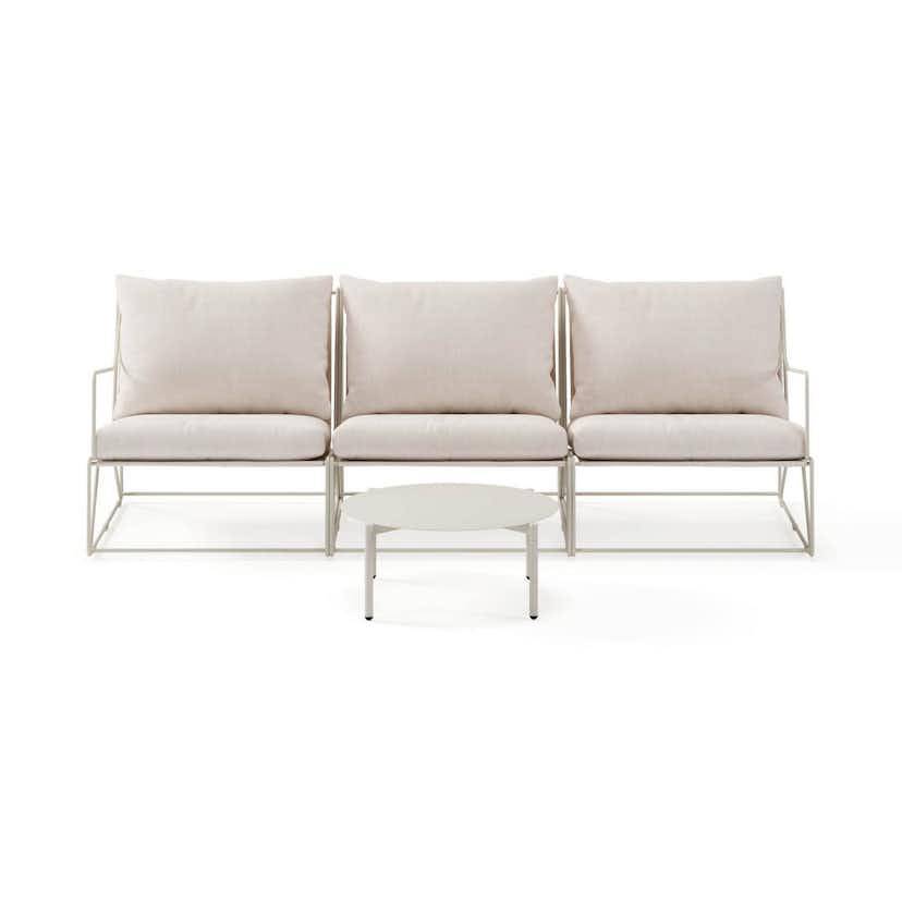 Loungegrupp Comfort Garden Usteryd Utesoffa 3-sits med Usteryd Soffbord