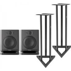 Focal Alpha 65 Evo Active Studio Monitors with Stands