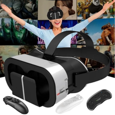 V5 4K Virtual Reality VR Glasses IMAX 3D Video Google Cardboard Box VR Headset Helmet for Max 6.7"