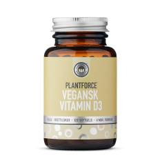 PLANTFORCE - VEGANSK VITAMIN D3 - 120 SOFTGELS
