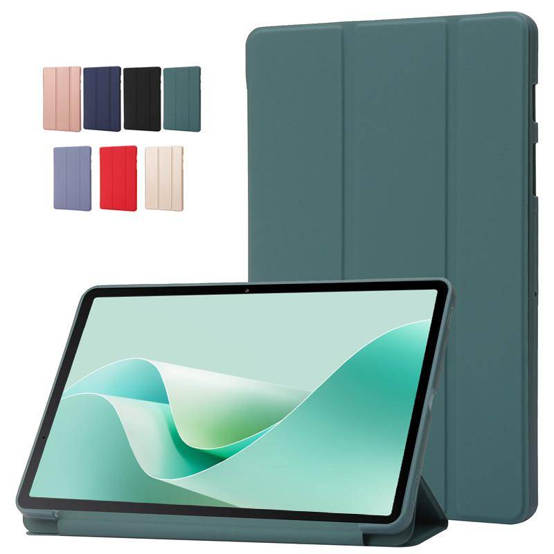 tabletfodral för Huawei Matepad 11.5s Fodral pu Läder Mjukt TPU Bakställ Tablettskal för Huawei MatePad 11.5 S 2024 Fodralfodral mörkblå färg