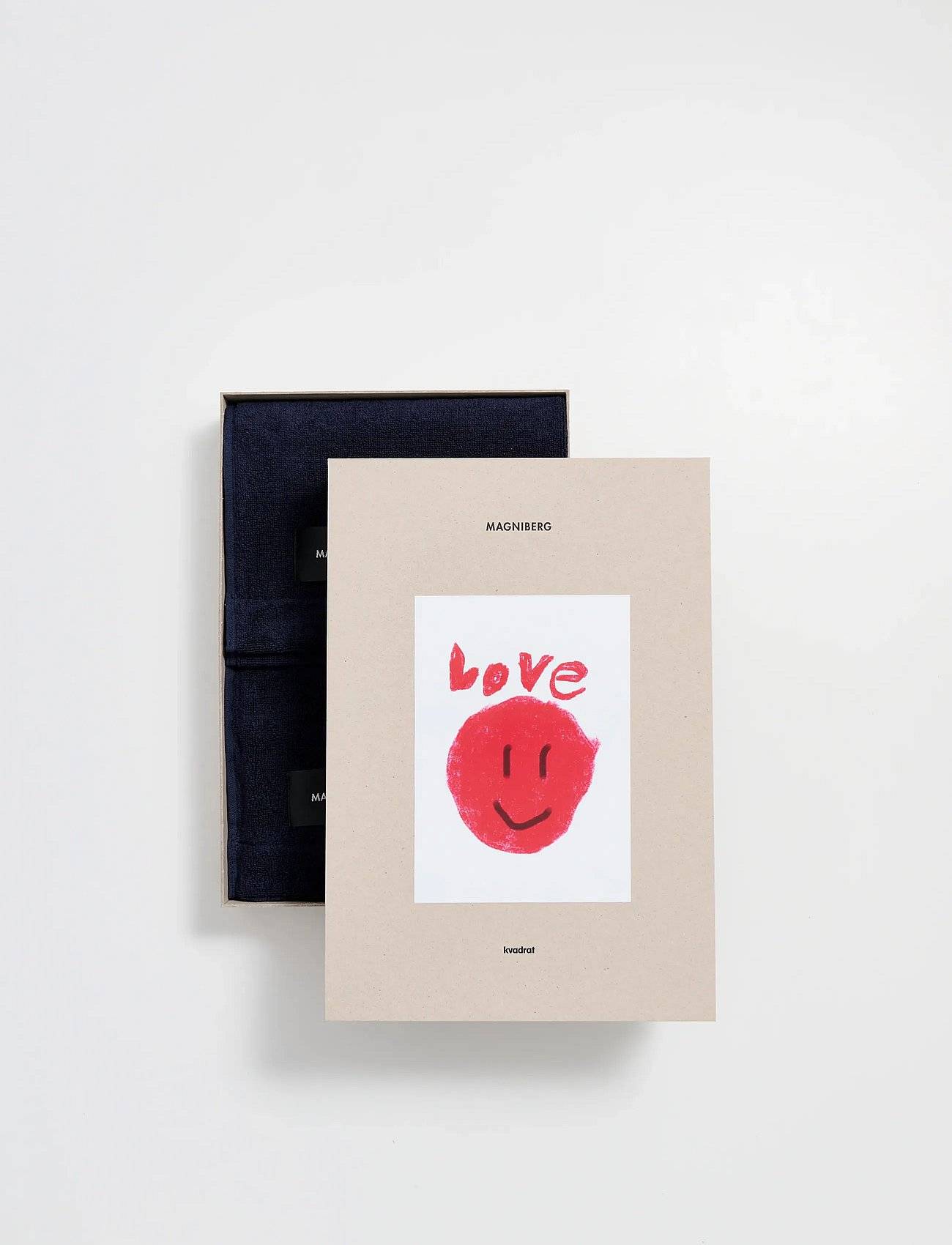 MAGNIBERG 2-Piece Hand Towel Set | Navy | 80X50 cm