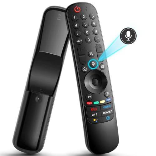 Smart röstfjärrkontroll med röst- och pekarfunktion Kompatibel med LG 2018-2024 Smart TV, Ersatz för MR24GA MR23GA MR22GA MR21GA MR20GA Röst magisk fjärrkontroll
